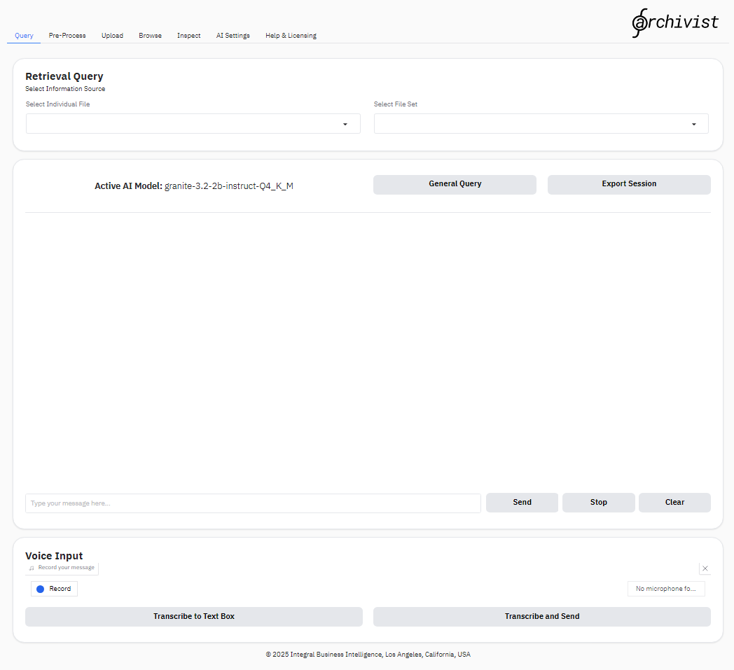 Query Tab